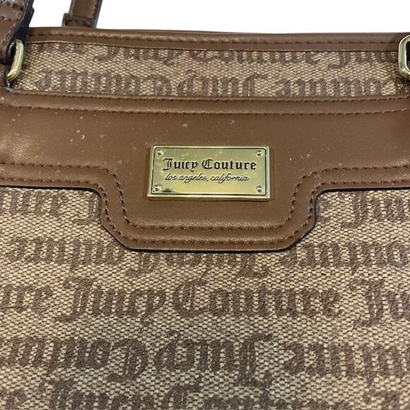 Juicy Couture Purse in Chestnut Chino With Signature Logo - Picture 2 of 12